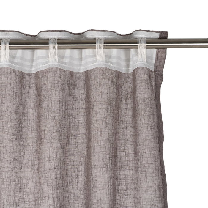 Cortina Topo Poliester Decoración 140 X 260 cm (Set de 2)