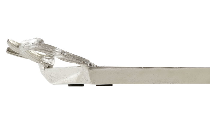 DKD Home Decor Centro Mesa Tradicional Plateado Aluminio 13 x 5 x 69 cm