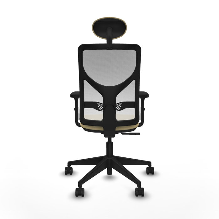 PIQUERAS Y CRESPO Silla de oficina Motilla con mecanismo Sincro, Crema y Blanco PIQUERAS Y CRESPO Silla de oficina Motilla con mecanismo Sincro, Crema y Blanco