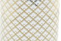 DKD Home Decor Paragüero de Porcelana Blanco y Dorado