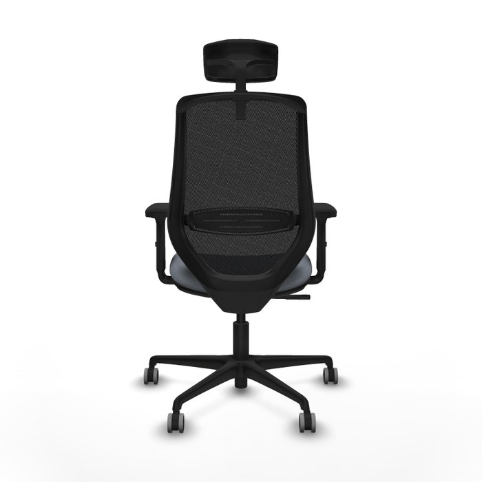 PIQUERAS Y CRESPO Silla de oficina Mardos con mecanismo Sincro, Gris y Negro
