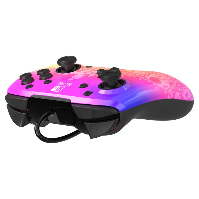 PDP Mando Rematch Star Spectrum con cable para Nintendo Switch, Nintendo Switch Lite y Nintendo Switch OLED, Gamepad, 3 m, Multicolor