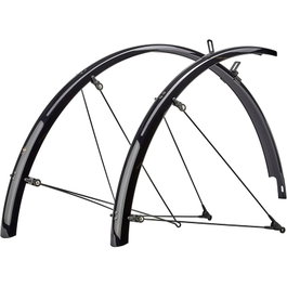 SKS Bluemels Basic Juego de Guardabarros Negro Aluminio/Plástico 27.5-29 Pulgadas