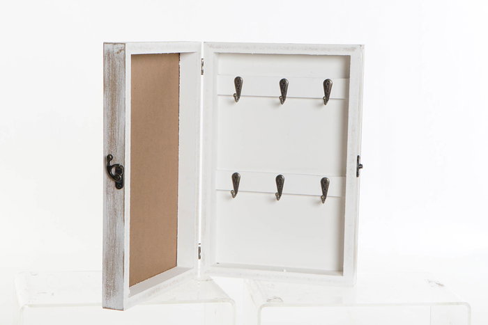 DKD Home Decor Guardallaves Tropical Multicolor 4 Unidades 6 x 30 x 20 cm