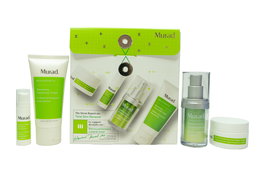 Murad The Derm Report Total Skin Renewal Set 60ml Cleansing Cream + 15ml Serum + 5ml Eye Serum + 15ml Night Cream