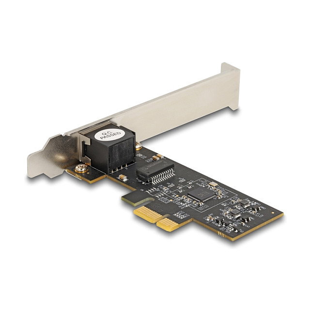 DeLOCK Tarjeta de red PCI Express x1 5 Gigabit LAN 1 x RJ45 RTL8126