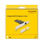 DeLOCK Tarjeta de red PCI Express x1 5 Gigabit LAN 1 x RJ45 RTL8126