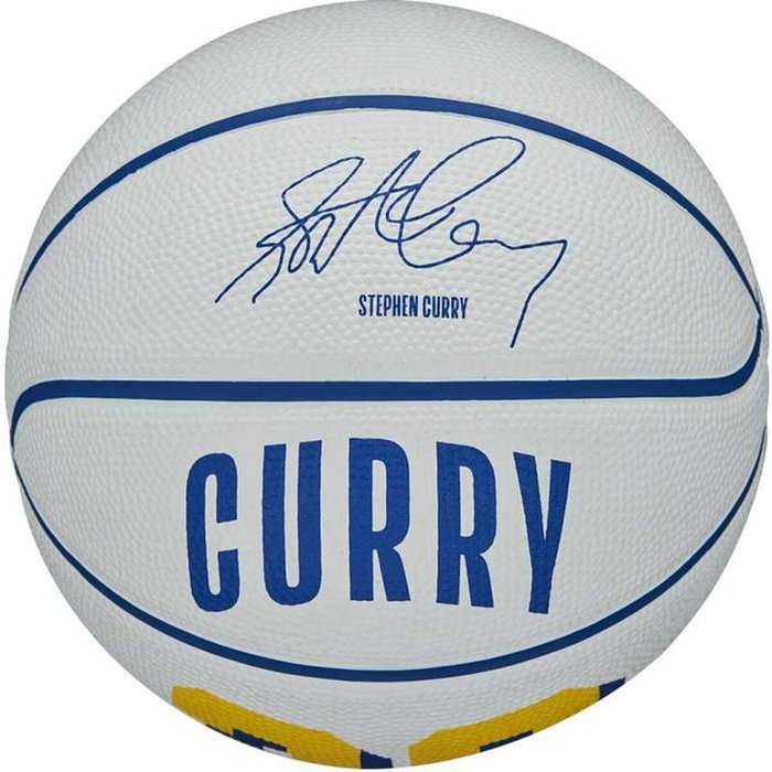 Balón de Baloncesto Wilson Player Icon Mini Curry Blanco (Talla 3) Balón de Baloncesto Wilson Player Icon Mini Curry Blanco (Talla 3)