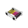Evolis Cinta de color Ribbon de 5 paneles, Rollo de 200 tarjetas, compatible con impresoras Zenius