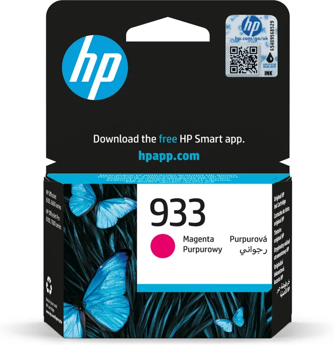 HP Cartucho de tinta Original 933 Magenta