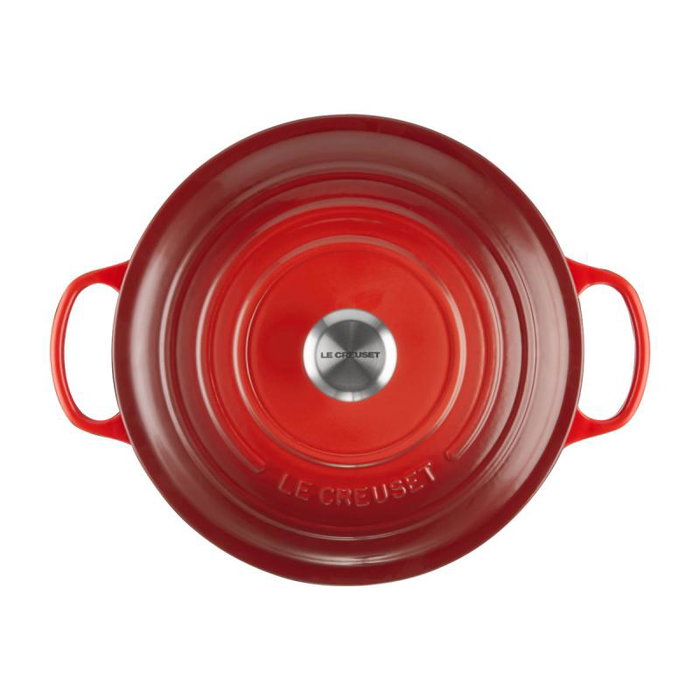 Le Creuset Signature Cacerola Redonda 26 cm Rojo Cereza Le Creuset Signature Cacerola Redonda 26 cm Rojo Cereza