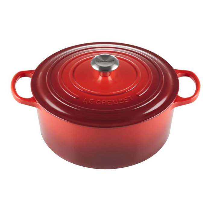 Le Creuset Signature Cacerola Redonda 26 cm Rojo Cereza Le Creuset Signature Cacerola Redonda 26 cm Rojo Cereza