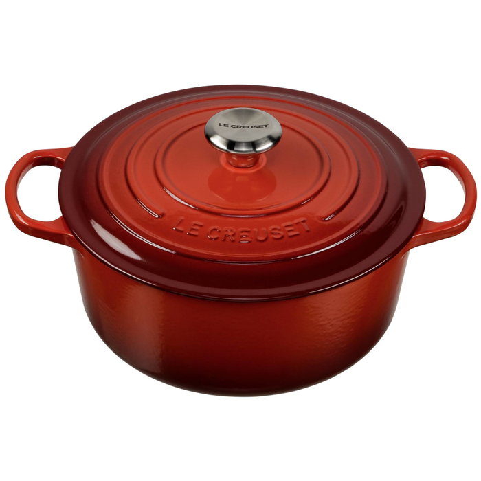 Le Creuset Signature Cacerola Redonda 26 cm Rojo Cereza Le Creuset Signature Cacerola Redonda 26 cm Rojo Cereza