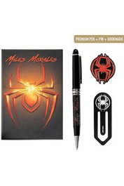 Cerdá Set de Regalo Spider-Man Miles Morales con Bolígrafo, Pin y Marcapáginas