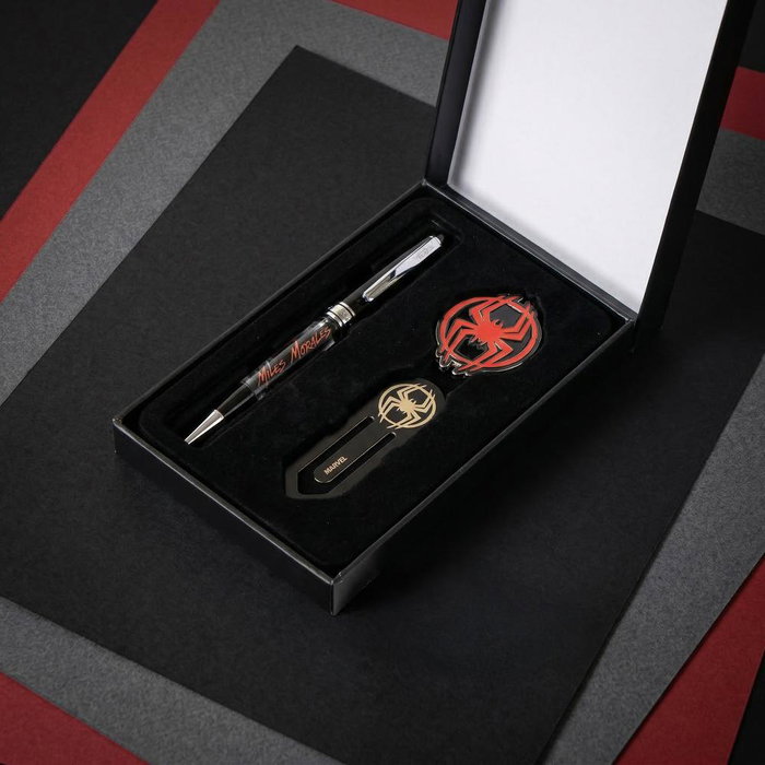 Cerdá Set Regalo Bolígrafo Spider-Man Miles Morales Marvel