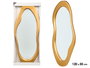 Giftdecor Espejo Plástico Forma Oro 120 cm Alto x 50 cm Ancho (Set de 2)