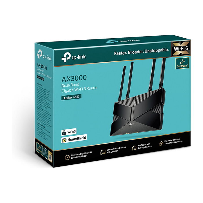 TP-Link Archer AX53 Router Wi-Fi 6 AX3000 Doble Banda