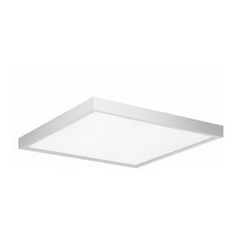trilux leuchten Trilux 2350 G4 D PW19 36/29/ML-8MC ET LED-Deckenanbauleuchte cuadrada con translúcido