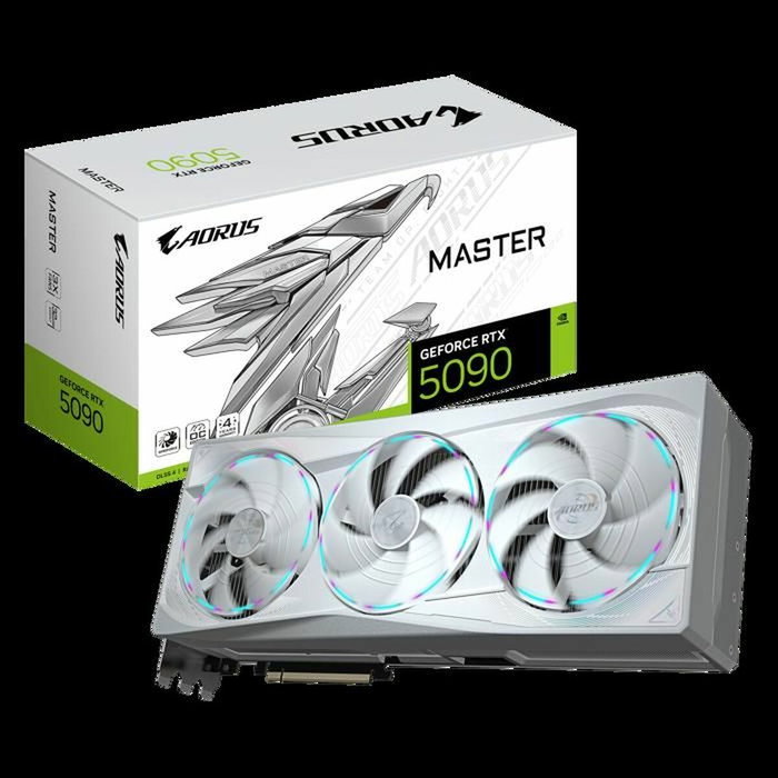 Gigabyte AORUS GeForce RTX 5090 MASTER ICE 32GB GDDR7 Blanco