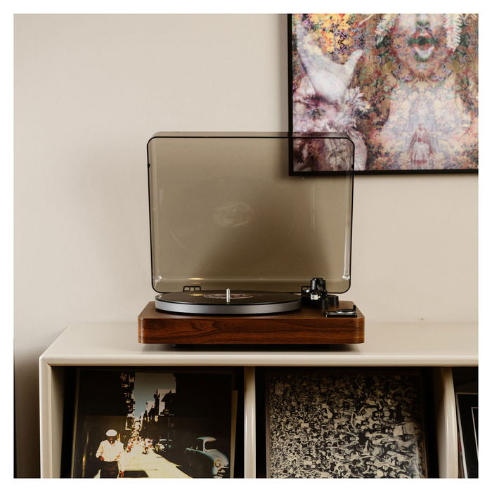 Lenco LBTA-165WD Tocadiscos Automático Negro Madera Metal 33 45 RPM Bluetooth