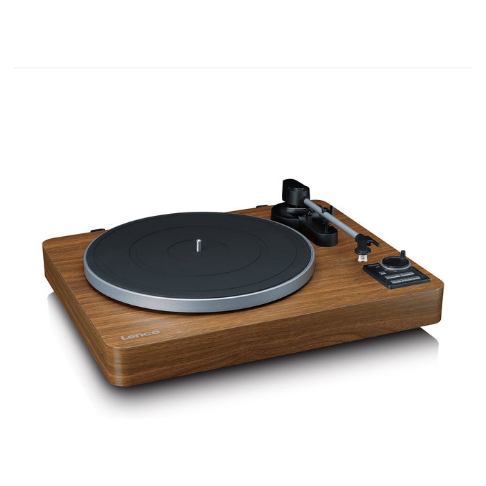 Lenco LBTA-165WD Tocadiscos Automático Negro Madera Metal 33 45 RPM Bluetooth