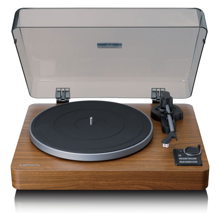 Lenco LBTA-165WD Tocadiscos Automático Negro Madera Metal 33 45 RPM Bluetooth