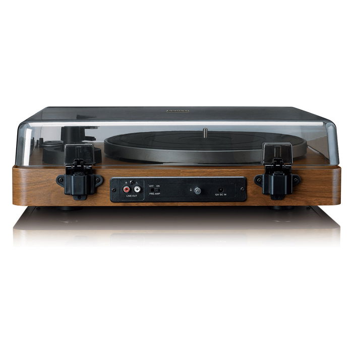 Lenco LBTA-165WD Tocadiscos Automático Negro Madera Metal 33 45 RPM Bluetooth