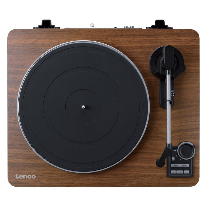 Lenco LBTA-165WD Tocadiscos Automático Negro Madera Metal 33 45 RPM Bluetooth