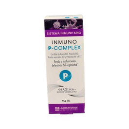 FDB Inmuno P-Complex 150Ml Propóleo Miel Acacia Vitamina B6 B12 para Sistema Inmunitario y Reducción de Cansancio