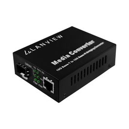 Lanview Convertidor de Medios 1 Puerto 10GBase-X SFP+ a 1 Puerto 10GBase-T RJ45 Ethernet