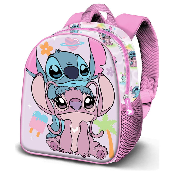 Karactermania Mochila Lilo y Stitch Basic Couple Rosa