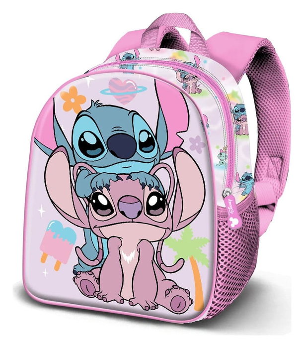 Karactermania Mochila Lilo y Stitch Basic Couple Rosa