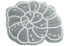 DKD Home Decor Cojín Chenilla Azul 33x10x40 cm