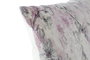 DKD Home Decor Cojín de Terciopelo Flores Beige y Gris