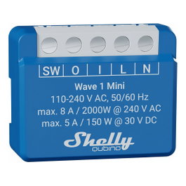 Shelly Wave 1 Mini LR – Interruptor Inteligente Unterputz Z-Wave