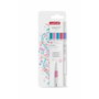 UNI-BALL Emott Fineliner Colores Dulces Estuche de 5 unidades (0,4 mm)