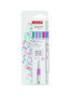 UNI-BALL Emott Fineliner Colores Dulces Estuche de 5 unidades (0,4 mm)