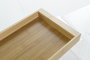 DKD Home Decor Bandeja Basicos Natural Bambu 20 x 4 x 40 cm