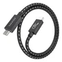 Aisens Cable USB4 Gen 3x2 USB-C a USB-C 40Gbps 240W Negro 0.5m