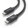 Aisens Cable USB4 Gen 3x2 USB-C a USB-C 40Gbps 240W Negro 0.5m