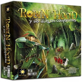 Juego de Mesa Robin Hood y Sus Alegres Compañeros, Eurogame Semicooperativo, 1-5 Jugadores, Incluye 3 Módulos Adicionales