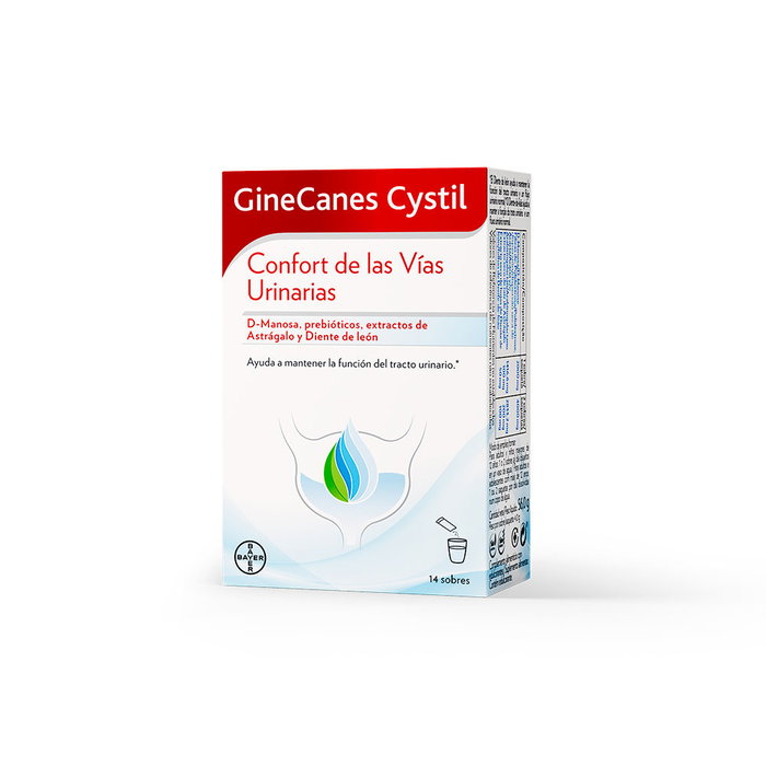 Ginecanes Cystil Sobres 14 unidades Complemento para Salud Urinaria D-Manosa