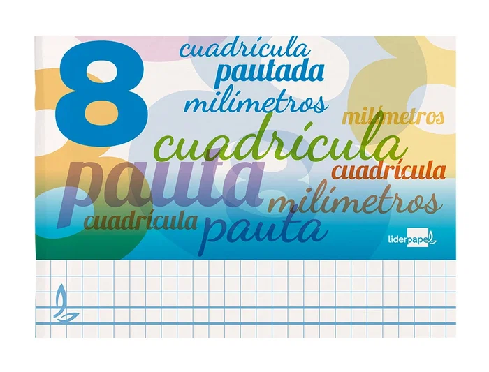 Liderpapel Libreta Cuaderno A5 Pautado Cuadriculado 32 Hojas 70gr Apaisado Con Margen