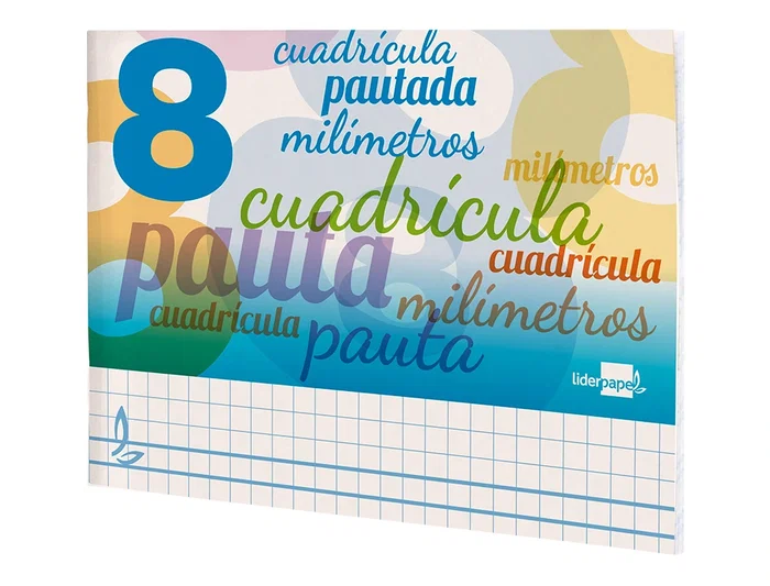 Liderpapel Libreta Cuaderno A5 Pautado Cuadriculado 32 Hojas 70gr Apaisado Con Margen