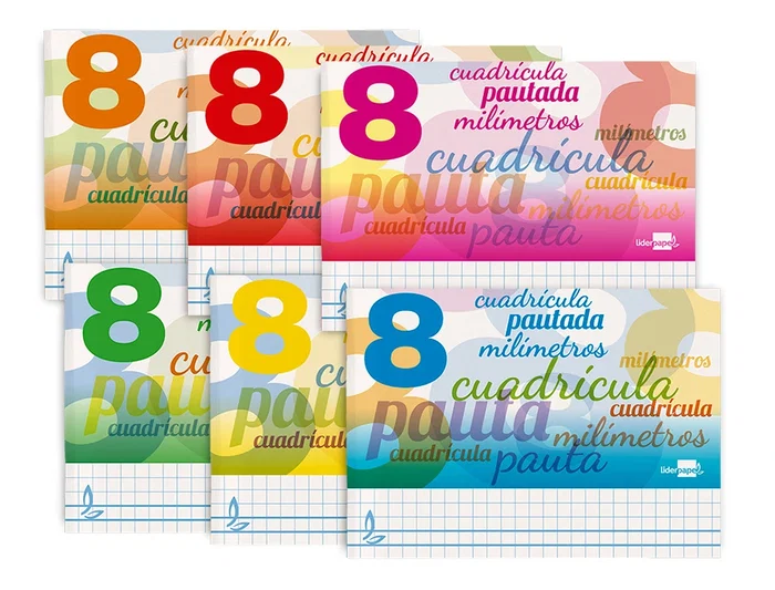 Liderpapel Libreta Cuaderno A5 Pautado Cuadriculado 32 Hojas 70gr Apaisado Con Margen