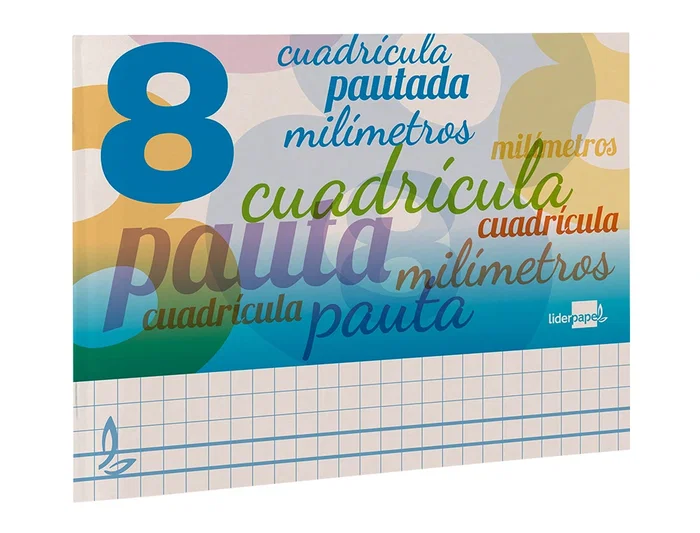 Liderpapel Libreta Cuaderno A5 Pautado Cuadriculado 32 Hojas 70gr Apaisado Con Margen