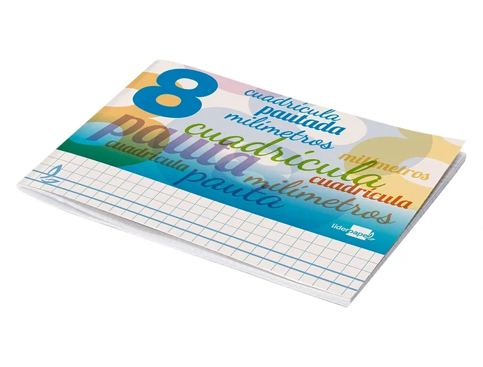 Liderpapel Libreta Cuaderno A5 Pautado Cuadriculado 32 Hojas 70gr Apaisado Con Margen