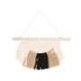 DKD Home Decor Decoración Colgante de Algodón Beige y Marrón 35x2x18 cm