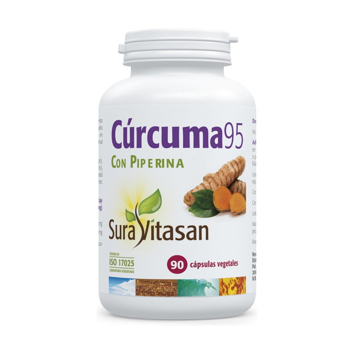 Sura Vitasan Cúrcuma 95 500mg 90 cápsulas Sura Vitasan Cúrcuma 95 500mg 90 cápsulas