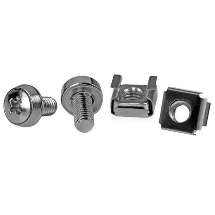 Soporte Startech CABSCREWM6 Plateado Acero Inoxidable (50 Unidades)